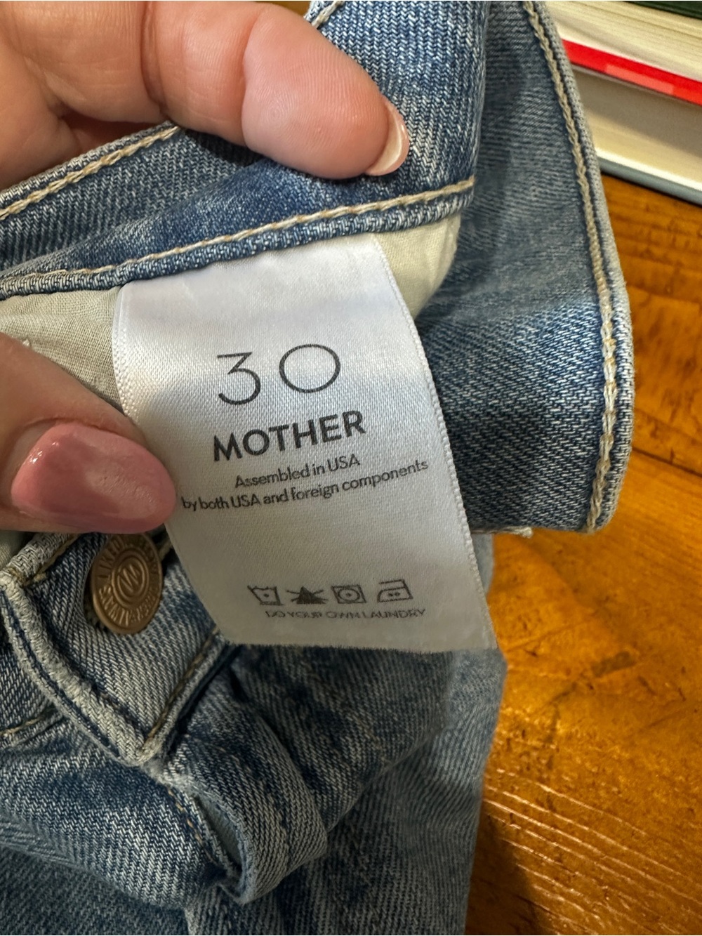 Mother Jeans The Mid Rise Rambler zip ankle fray Comeback Kid - Picture 5 of 7